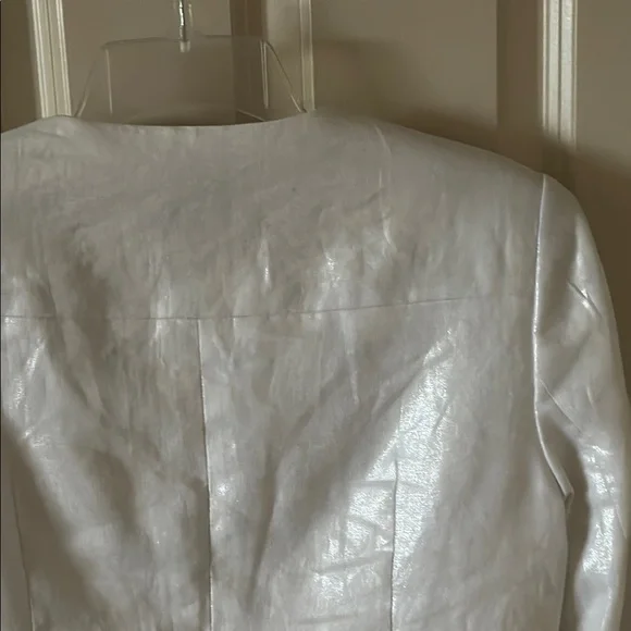 Vince Camuto Women's White Jacket Size 8 EUC - Picture 14 of 14